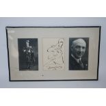 A collection of Harry Lauder memorabilia including signed photographs etc Condition Report: