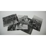 A collection of black and white German military photographs and two other photograph albums