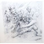 PETER HOWSON Origen, signed, print, 2005, 33 x 26cm Condition Report: Available upon request