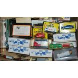 A large box of Corgi and other model cars etc in original boxes Condition Report: Available upon