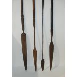 Six various African tribal spears (6) Condition Report: Available upon request
