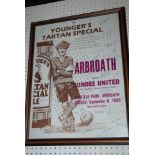 An Arbroath v Dundee United, commemorative match of Arbroath's 36-0 first Scottish Cup victory