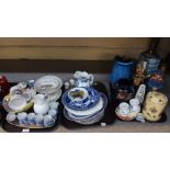 Assorted ceramics including plates, Noritake coffee cans, decorative vases and other items Condition