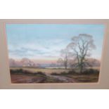 WENDY REEVES Three landscapes, signed, watercolour and pastel, 35 x 50cm (3) Condition Report: