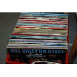 A box of various pop, prog rock LPs etc Condition Report: Available upon request