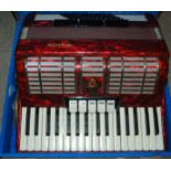 A Galotta accordion in case Condition Report: Available upon request