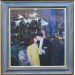 AFTER ARCHIE FORREST Couple kissing, print, 75 x 71cm Condition Report: Available upon request