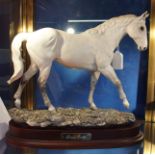A Royal Doulton figure Desert Orchid, modelled by Graham Tongue, with certificate Condition