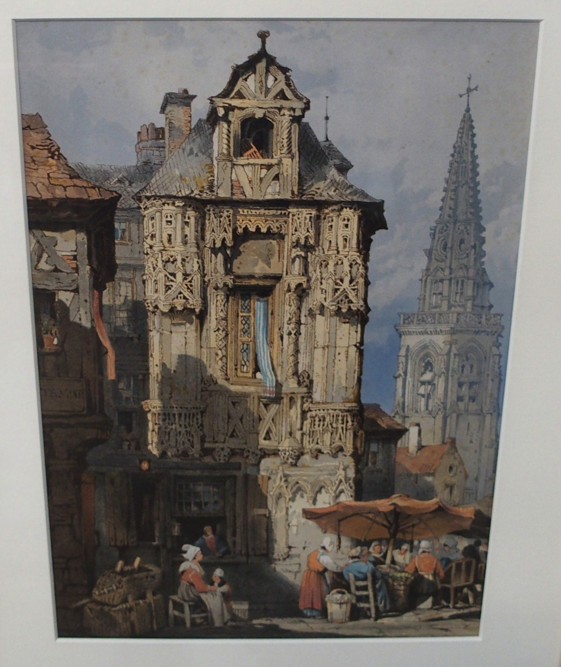 AFTER PROUT Continental street scenes, lithographs, 42 x 26cm (2) Condition Report: Available upon - Image 3 of 3