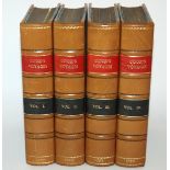 CAPTAIN COOK'S VOYAGES ROUND THE WORLD in four volumes printed by M Brown at The Bible, in the Flesh