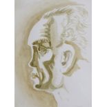 •PETER HOWSON OBE (SCOTTISH B. 1958) DAVID Watercolour, signed, 34.5 x 25cm (13 1/2 x 9 3/4")