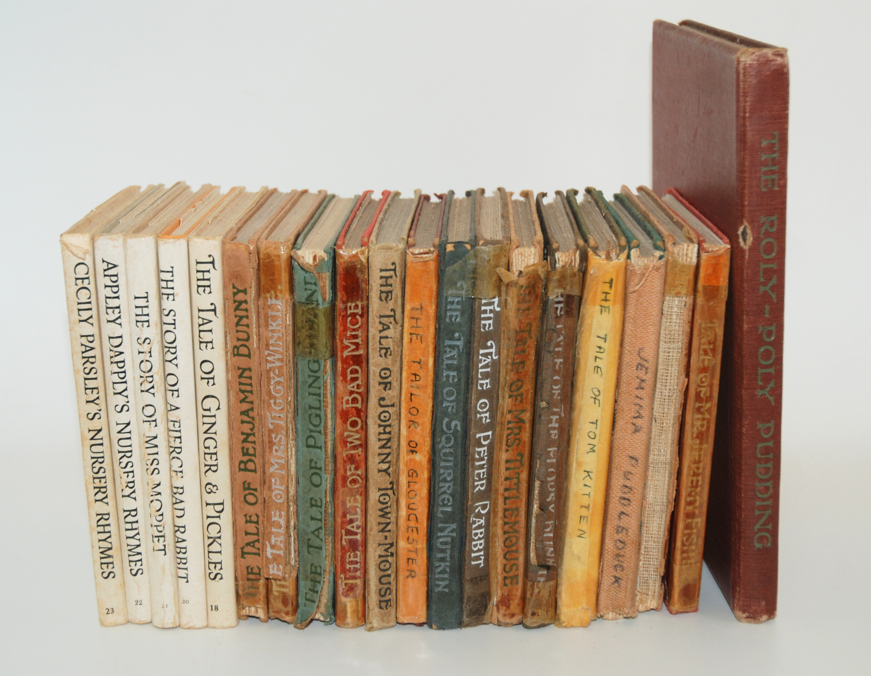 A COLLECTION OF NINETEEN BEATRIX POTTER BOOKS from 1903 to 1918 including The Tale of Mr. Jeremy