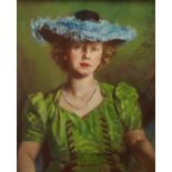 •ARCHIBALD A MCGLASHAN RSA (SCOTTISH 1888-1980) MRS ALEXANDER MUIR Oil on canvas, signed, 71 x