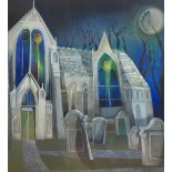 *WITHDRAWN* •RICHARD NORMAN RSW (SCOTTISH CONTEMPORARY) NORMAN GOTHIC Oil on canvas