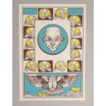 *WITHDRAWN* •ALASDAIR GRAY (SCOTTISH B. 1934) EASTERN EMPIRE Lithograph, signed, numbered 2/90