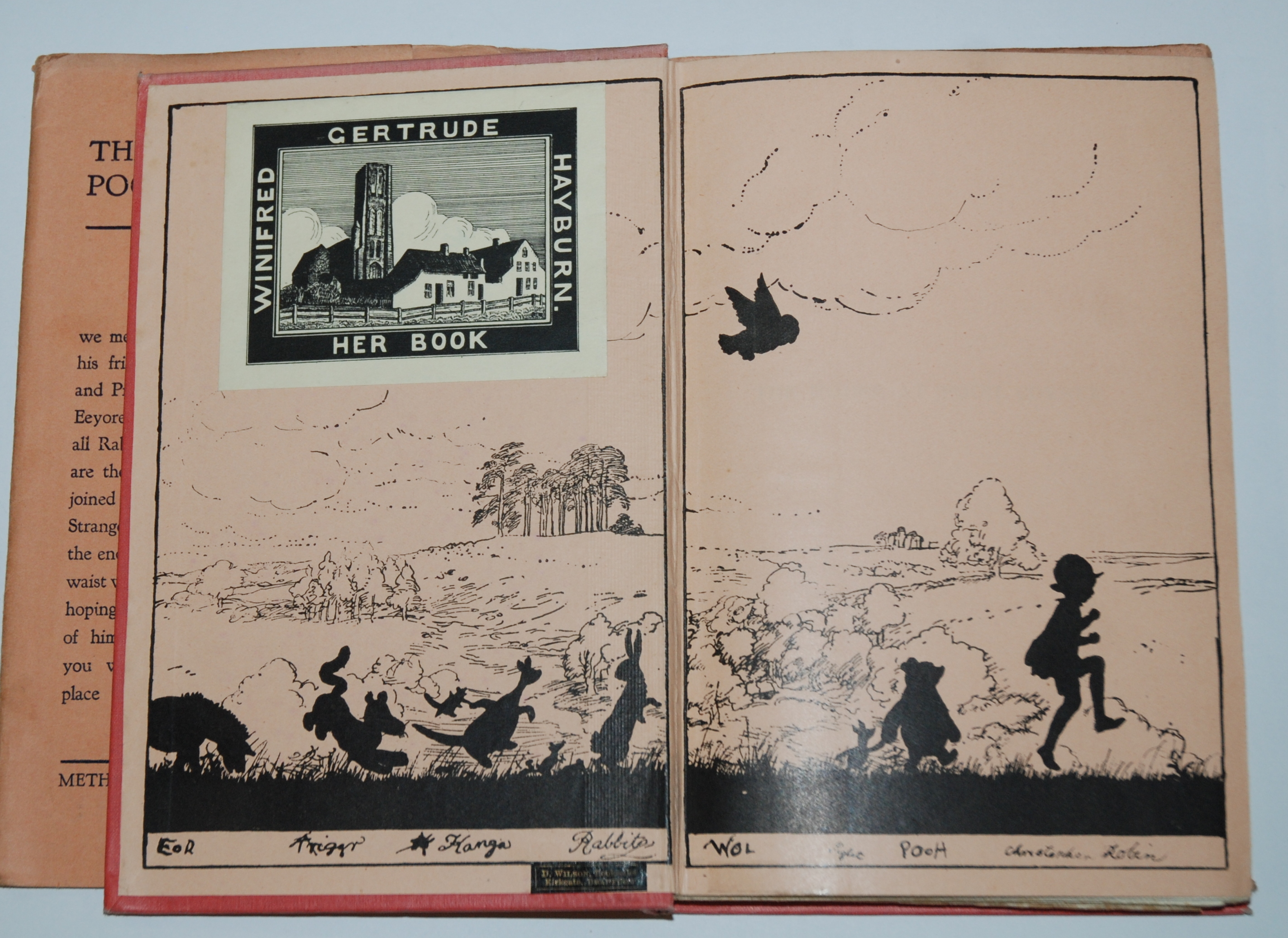 WINNIE THE POOH BY A.A. MILNE WITH DECORATIONS BY ERNEST H. SHEPARD printed by Methuen & Co. Ltd, - Image 9 of 12