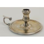 AN 18TH CENTURY SILVER CHAMBERSTICK By William Aytoun, Assay Master Archibald Ure, Edinburgh 1734,