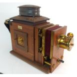 A VICTORIAN MAGIC LANTERN with Lizars plaque in original fitted case Condition Report: Available