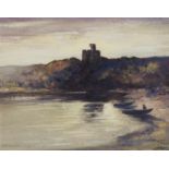 SIR DAVID YOUNG CAMERON RA, RSA, RWS, RSW, RE (SCOTTISH 1865-1945) NORHAM CASTLE ON THE TWEED