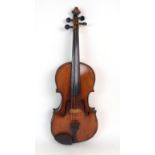 AN EARLY TWO-PIECE BACK VIOLA with interior Antonnius Stradivarius Cremonensis Faciebat anno dated