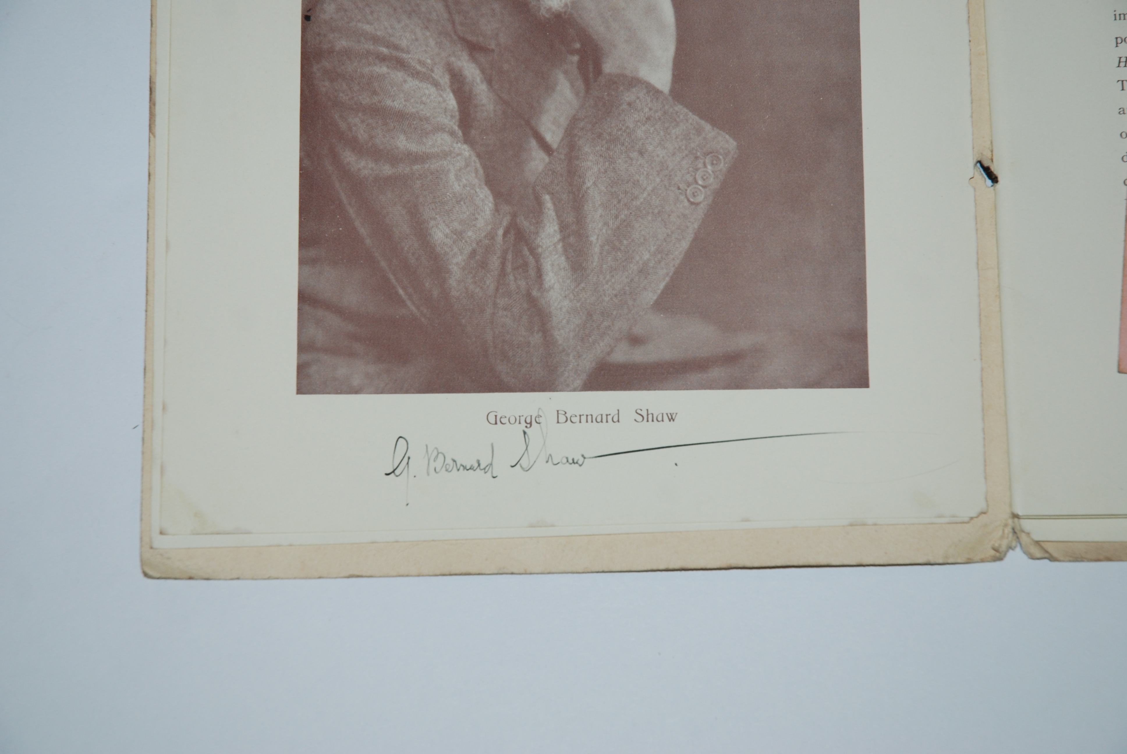 A MALVERN FESTIVAL PLAYS BY BERNARD SHAW PROGRAMME, 1929 autographed by George Bernard Shaw and - Image 3 of 5