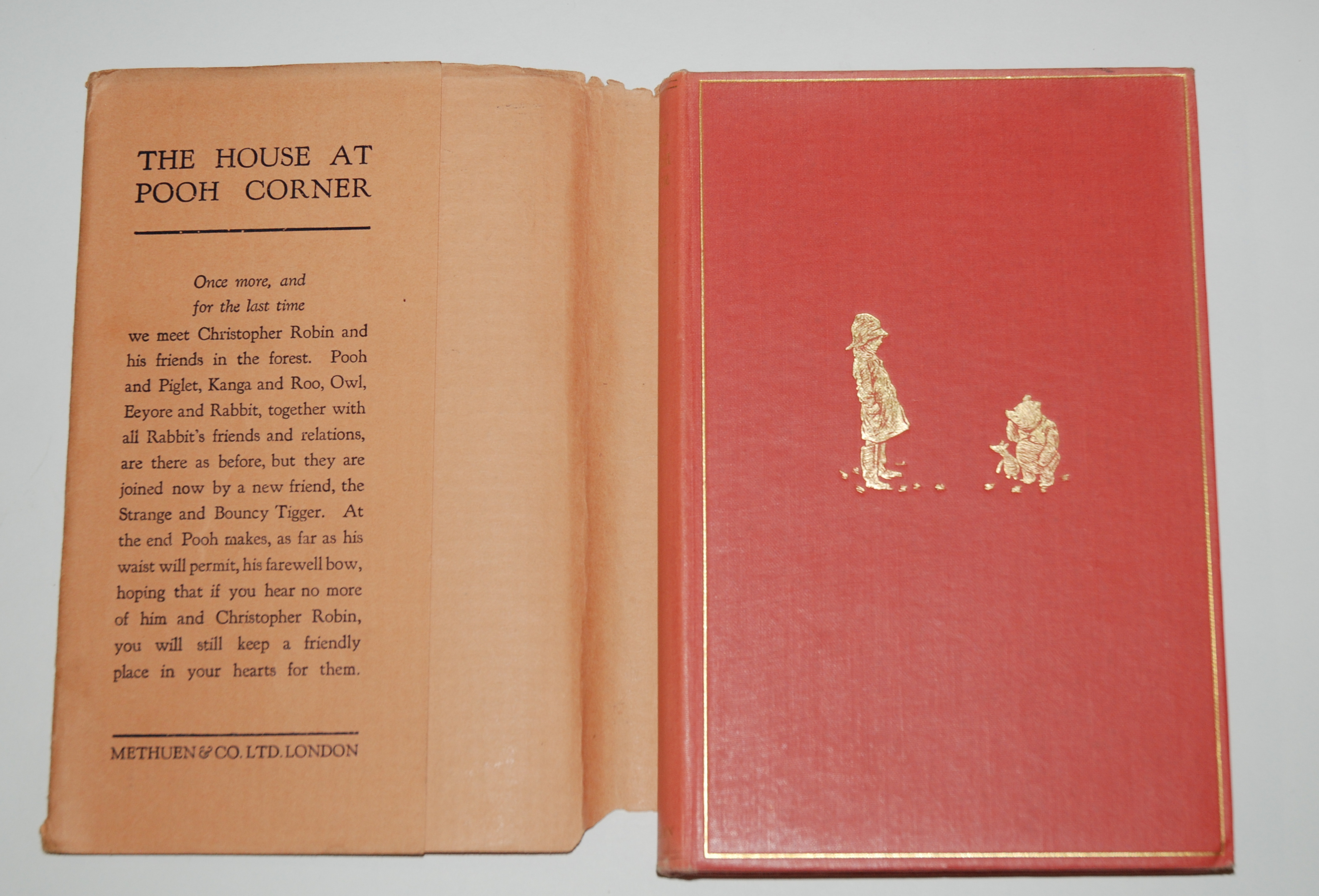 WINNIE THE POOH BY A.A. MILNE WITH DECORATIONS BY ERNEST H. SHEPARD printed by Methuen & Co. Ltd, - Image 10 of 12