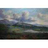 MACNEIL MACLEAY (SCOTTISH 1806-1883) THE NATIONAL WALLACE MONUMENT Oil on canvas, signed, 50.5 x