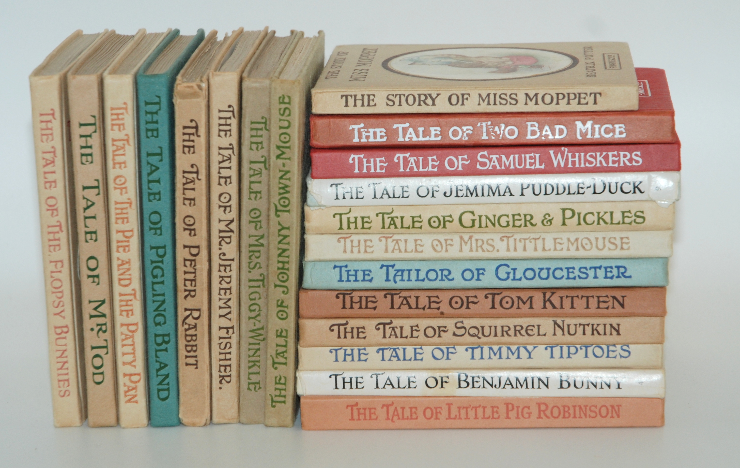 A COLLECTION OF TWENTY BEATRIX POTTER BOOKS including The Tale of Mr. Tod, The Tale of Peter Rabbit,