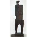 ATTRIBUTED TO JAMES MCLEAN BARCLAY (SCOTTISH 20TH CENTURY) STANDING FIGURE (POSSIBLY ADAM) Wood,