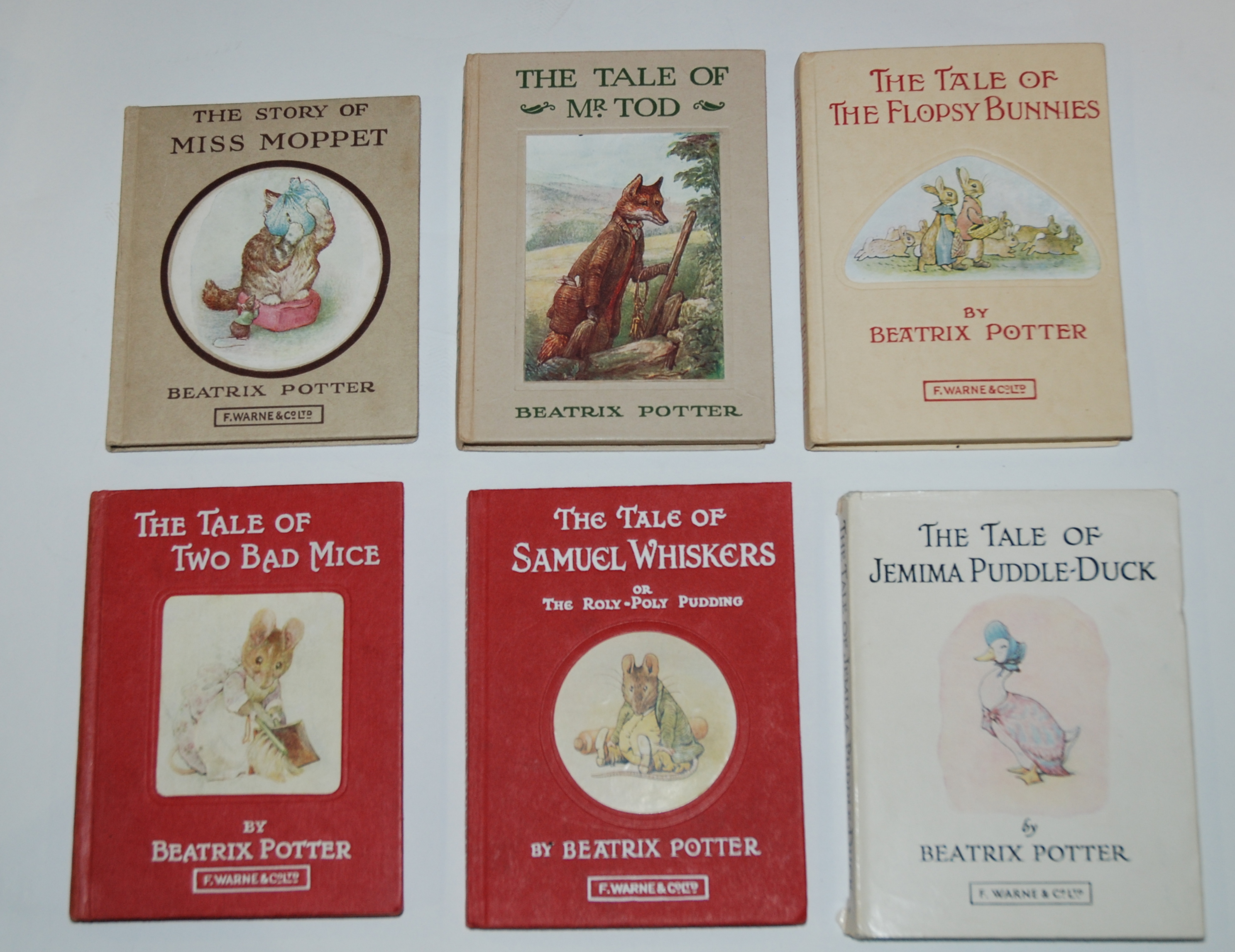 A COLLECTION OF TWENTY BEATRIX POTTER BOOKS including The Tale of Mr. Tod, The Tale of Peter Rabbit, - Image 5 of 9