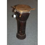 An African tribal drum Condition Report: Available upon request