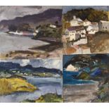 SHEILA MACNAB MACMILLAN MA PAI Portfolio of work on paper, comprising; mostly landscapes (a lot)