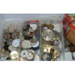 A collection of various watch parts, watch keys etc Condition Report: Available upon request