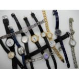 A group of ladies fashion watches to include Rotary, Yeoman Sekonda etc Condition Report: Not