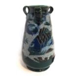 A Baron Barnstaple fish decorated vase Condition Report: Available upon request