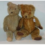 Three various Teddy bears, 60cm high and smaller (3) Condition Report: Available upon request