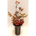 House of Igor Carl Faberge for Franklin Mint 'The Autumn Palace Bouquet', 23cm high Condition
