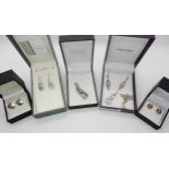 Silver jewellery from Kit Heath's Heritage collection , enamel earrings by Ortak and other items