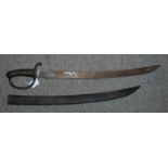 A Middle Eastern sword in scabbard Condition Report: Available upon request