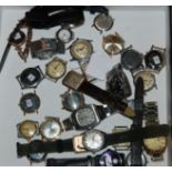 A collection of various wristwatches Condition Report: Available upon request