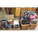 Two boxes of miscellaneous including toys, Polaroid camera etc Condition Report: Available upon