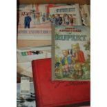 A box of miscellaneous including stamps, postcards, cigarette cards etc Condition Report: