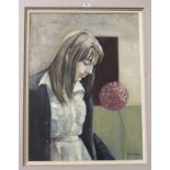 PAUL KENNEDY Portrait of a woman, signed, oil on canvas, 80 x 60cm Condition Report: Available