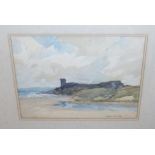 ANDREW GAMLEY RSW Jovas Neuk, Gullane shore, signed, watercolour, 28 x 37cm and another (2)