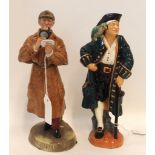 Two Royal Doulton figures, Long John Silver HN2208 and The Detective HN2359 Condition Report: both