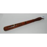 A hardwood painted truncheon, 45cm long Condition Report: Available upon request