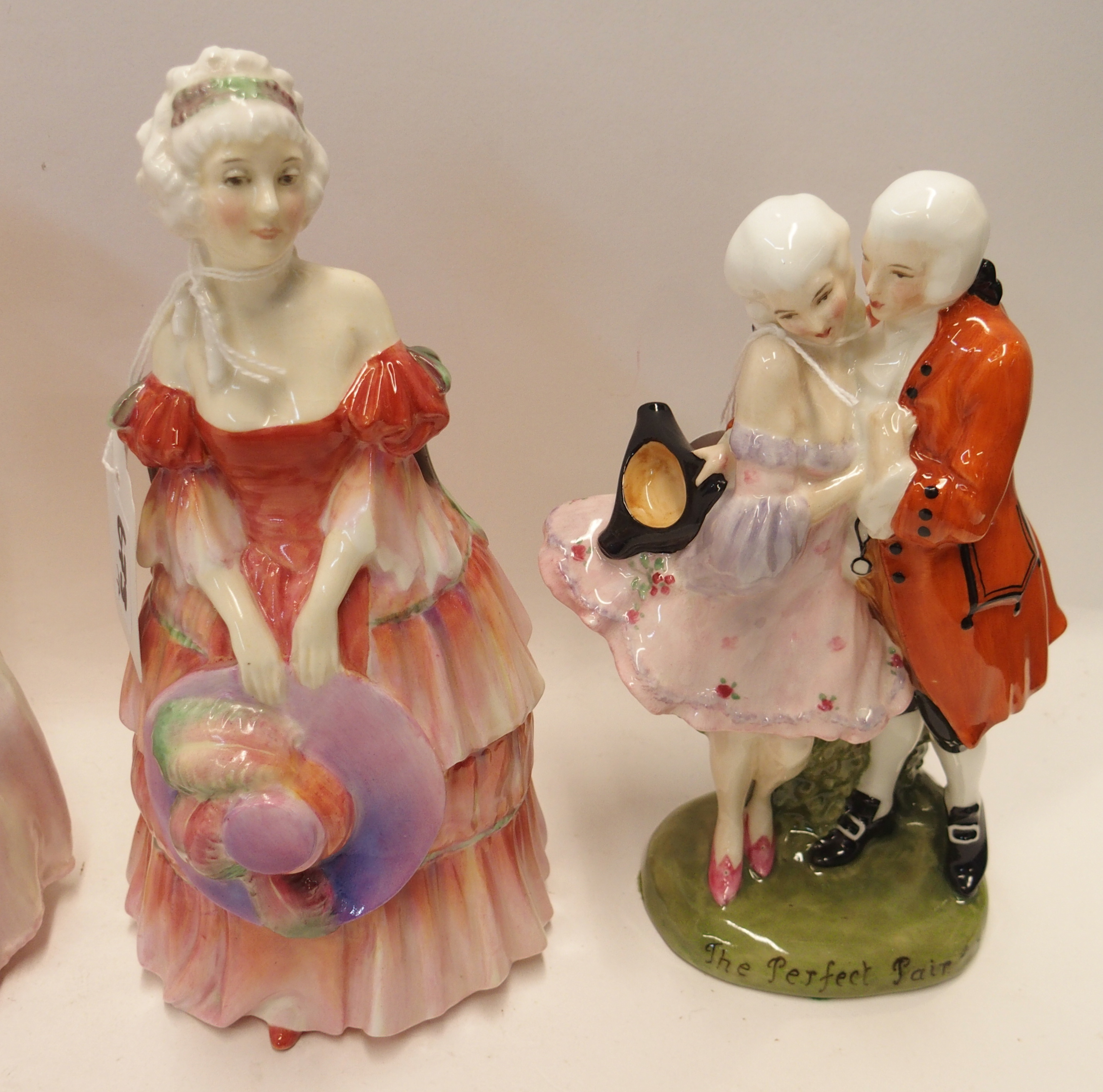 Four Royal Doulton figures including The Perfect Pair, Veronica HN1517, June HN1691 and Sibell - Image 3 of 3