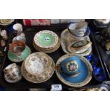 Assorted Dresden cabinet cups and saucers and assorted other items Condition Report: Available