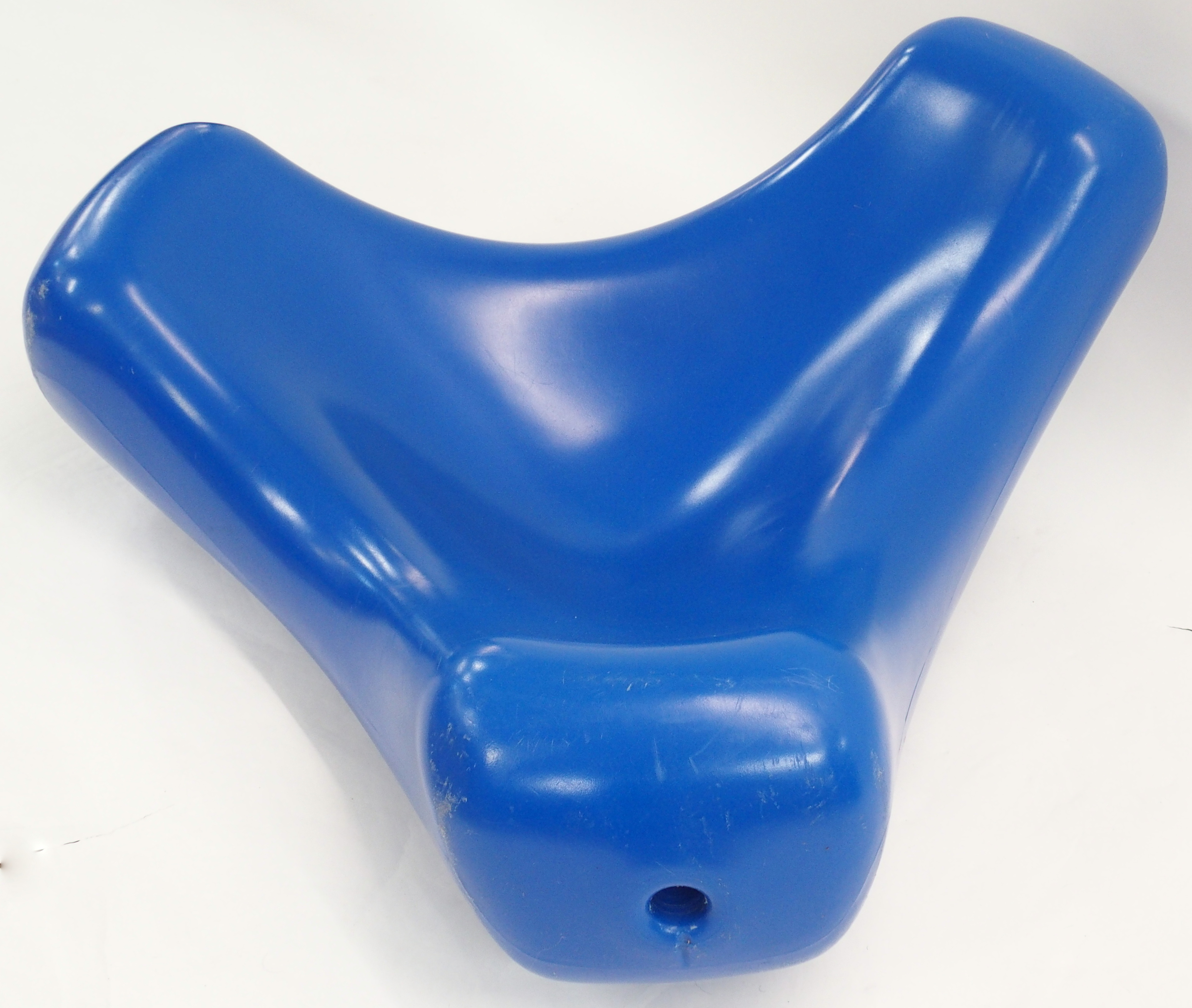 A MARC NESON BLUE "BUCKY" CHAIR II EDITION 97cm wide, the moulded plastic chair was designed for the - Image 2 of 10