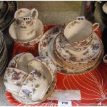 Royal Worcester part teaset with chinoiserie decoration Condition Report: Available upon request